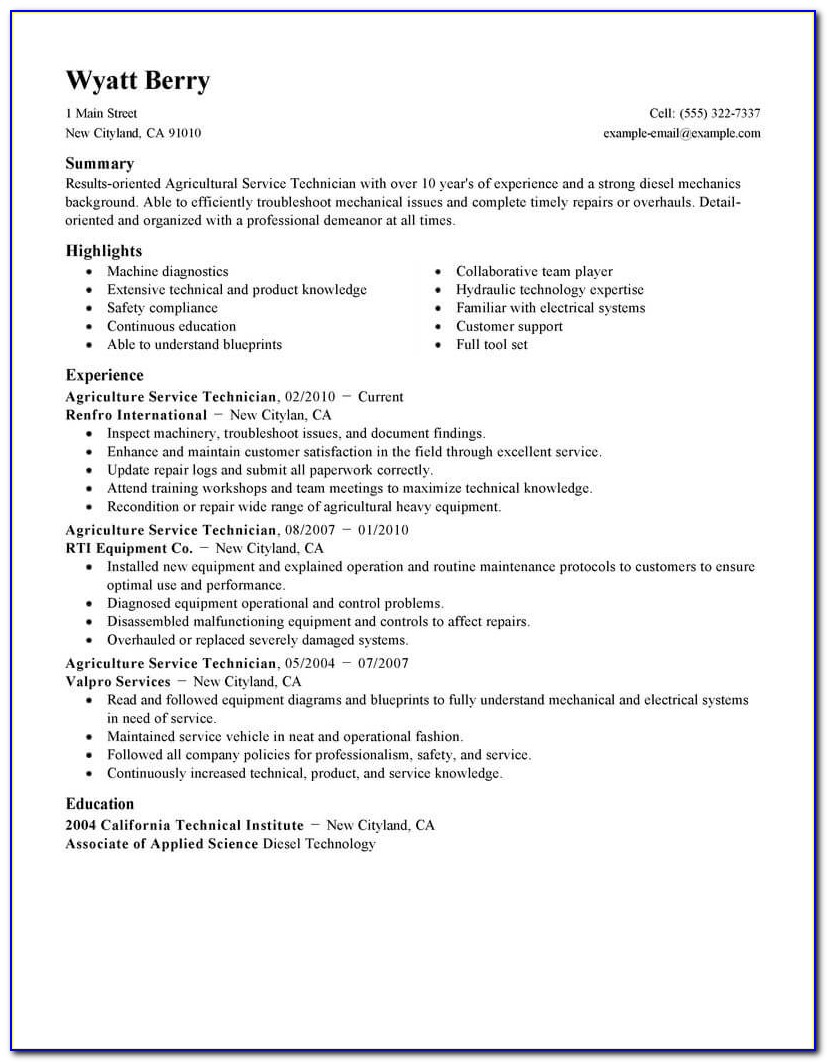 Best Technical Writing Resume