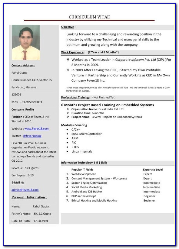 Best Way To Make Resume On Iphone