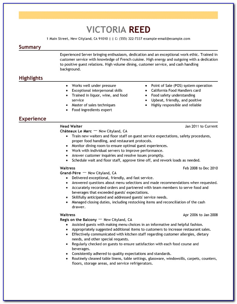 Blank Resume Form Free Download
