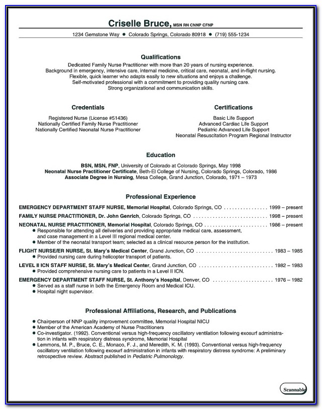 Bsc Nursing Resume Format Download