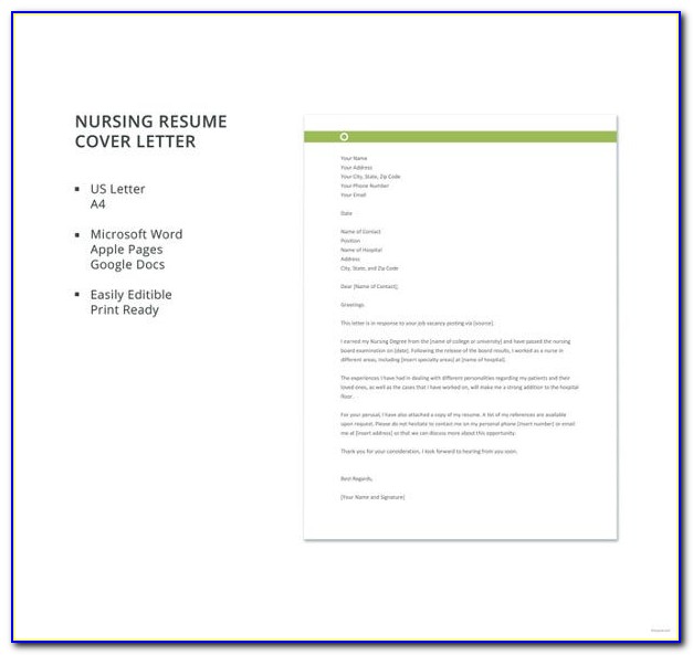 Bsc Nursing Resume Format For Freshers Download