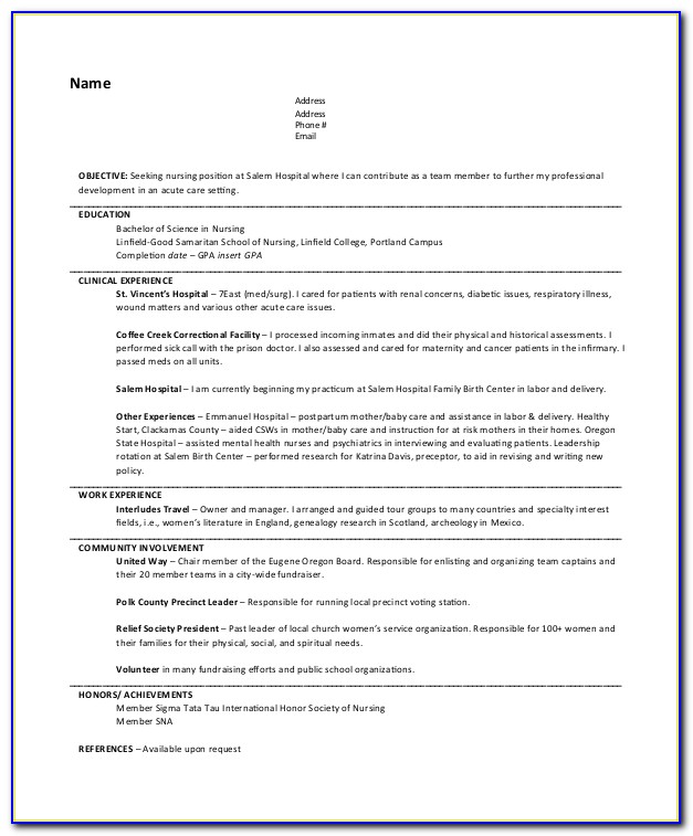 Examples Of Rn Case Manager Resumes