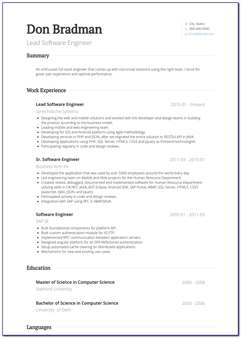 Federal Job Resume Help