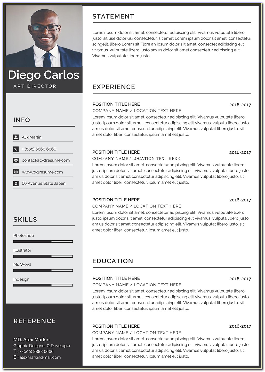 Free Online Resume Templates Download