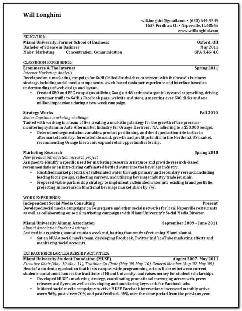 Free Resume And Cover Letter Builder