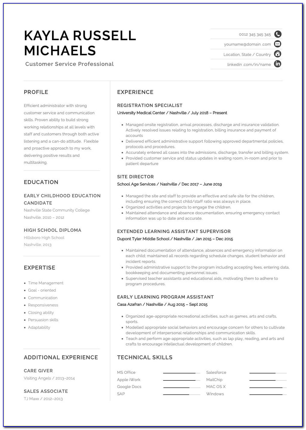 Free Resume Builder And Print Out