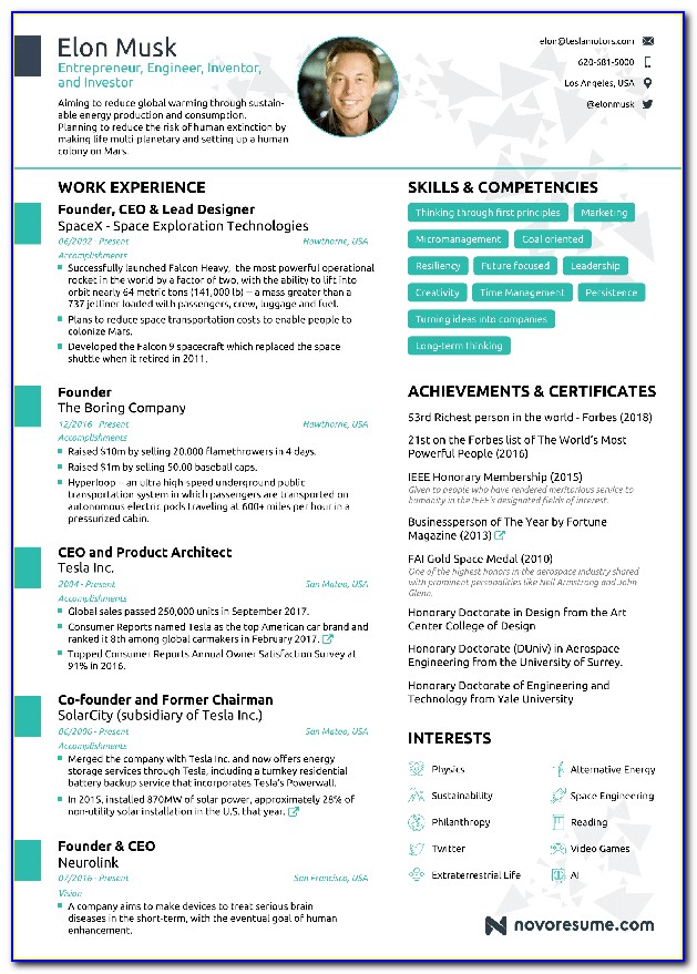Free Resume Templates For High School Students With No Experience