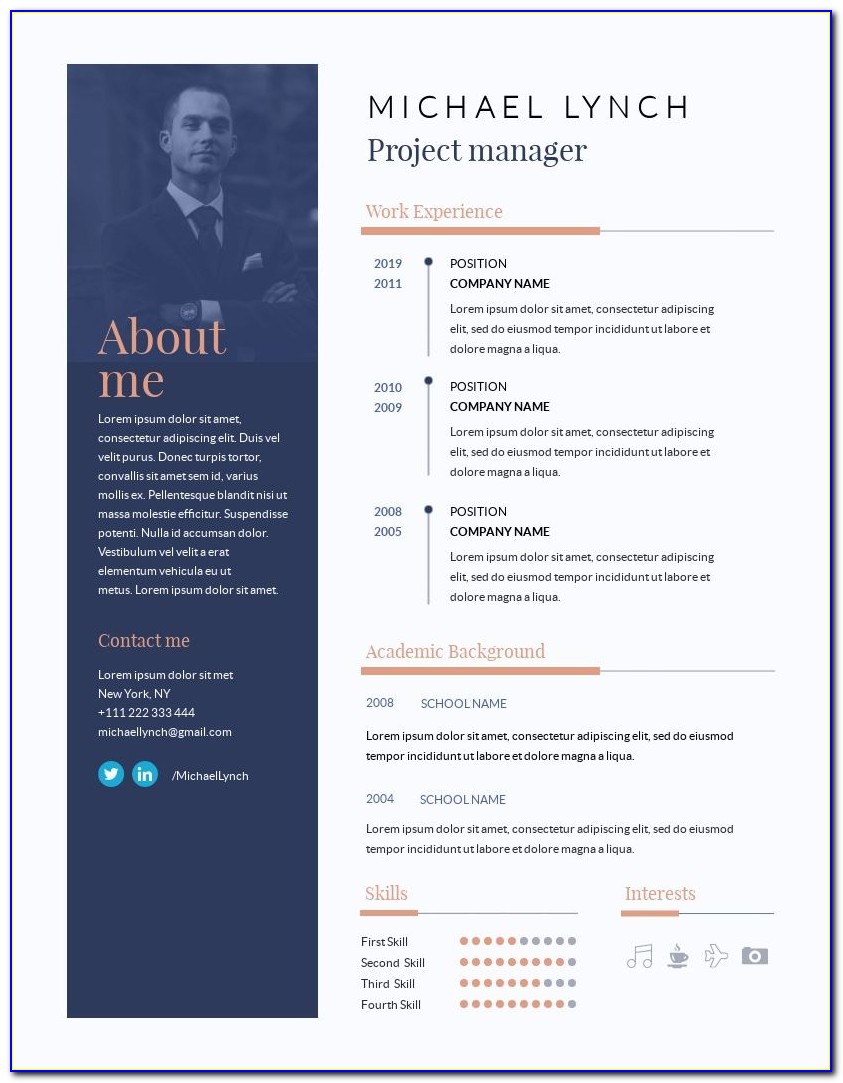 Graphical Resume Maker