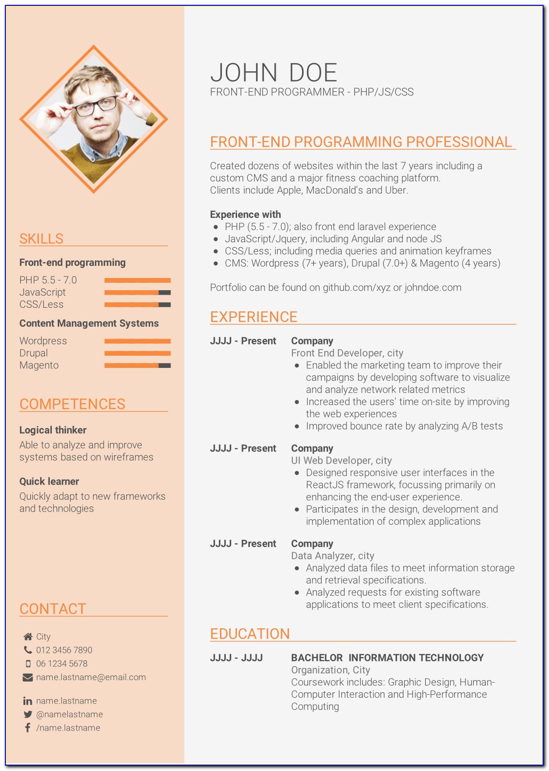 How To Make Resume For Job With Experience