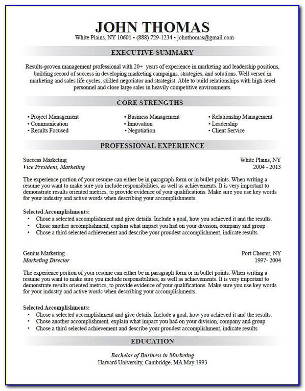 Professional Resume Services For Nurses