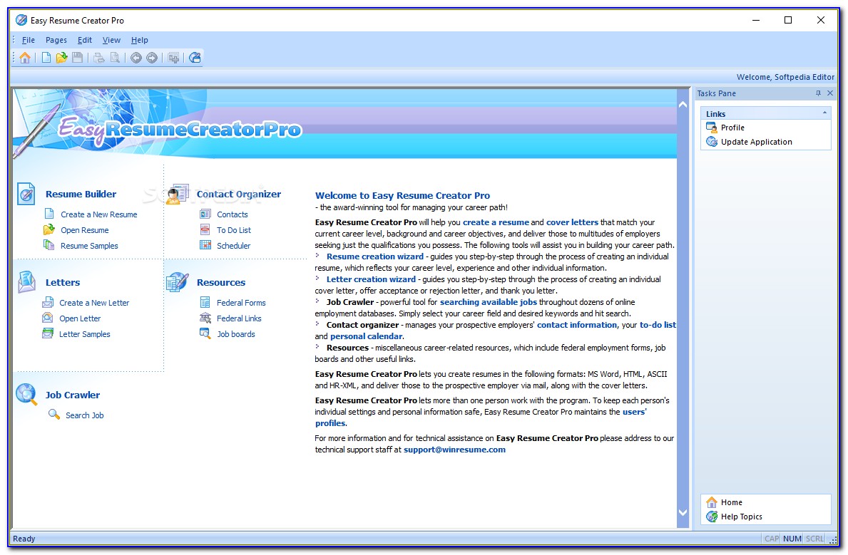 Resume Builder Software Free Download Windows 7