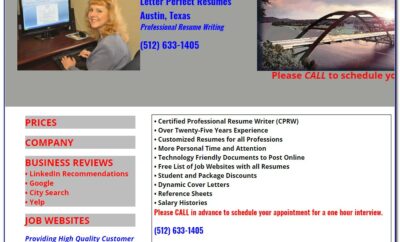 Resume Services Austin Tx