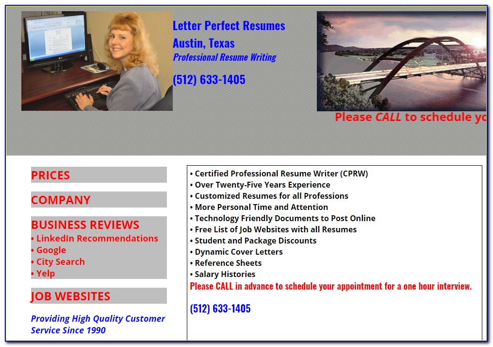 Resume Services Austin Tx