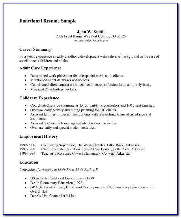 Resumes For Government Jobs Examples
