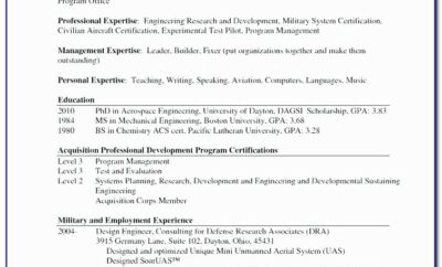 Sample Resume Of Construction Worker
