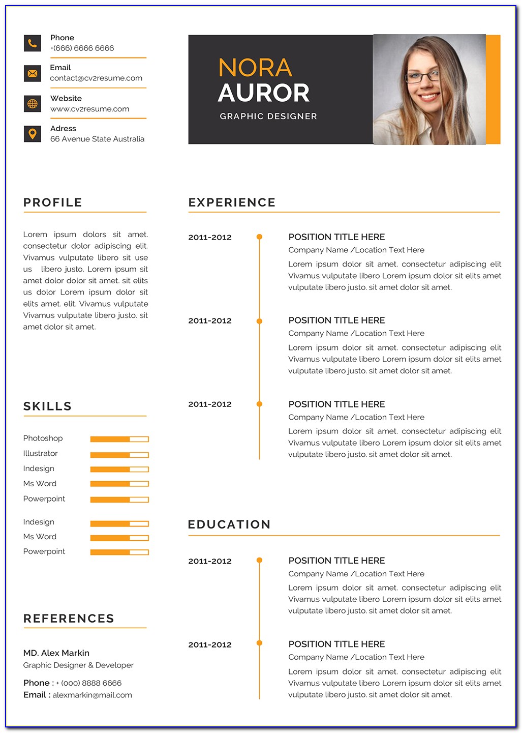 Simple Resume Format For Freshers Free Download In Ms Word
