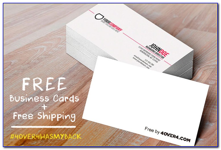4over4 Business Cards Free