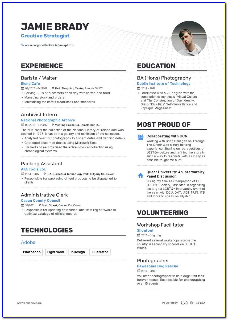 A Perfect Resume Format For Freshers