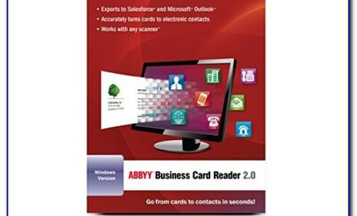 Abbyy Business Card Reader Free
