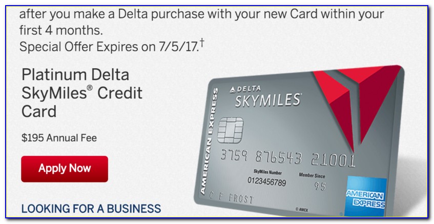 American Express Delta Skymiles Business Card Login