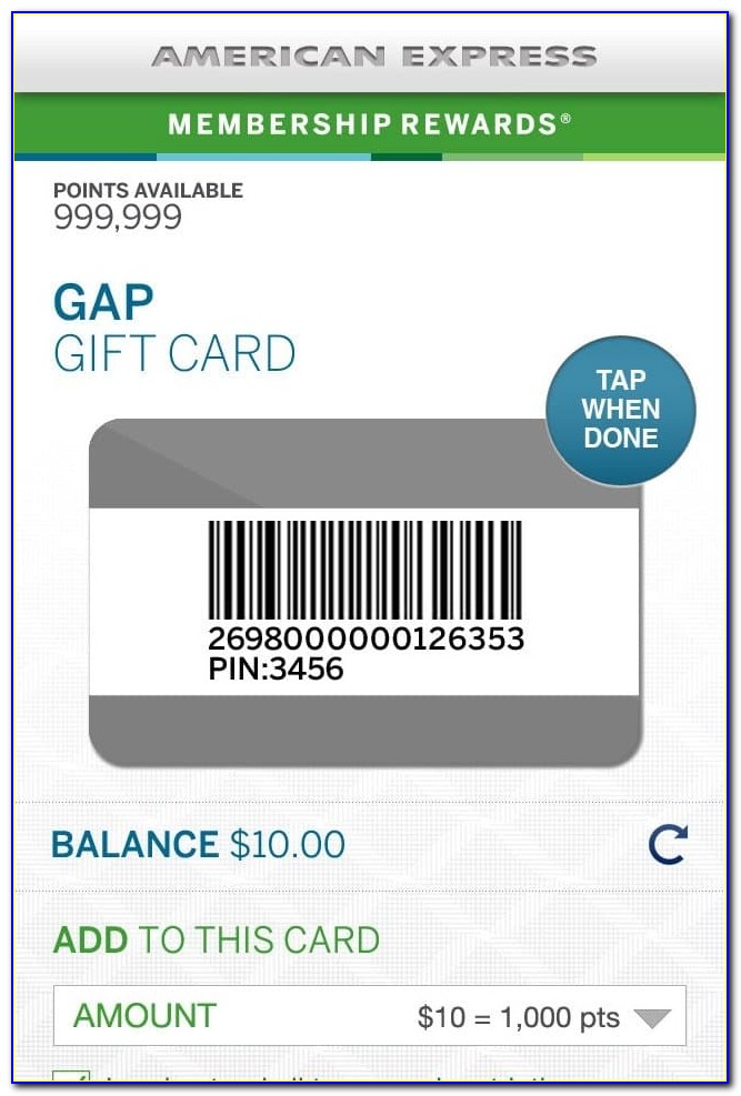 Amex Business Gift Card Balance