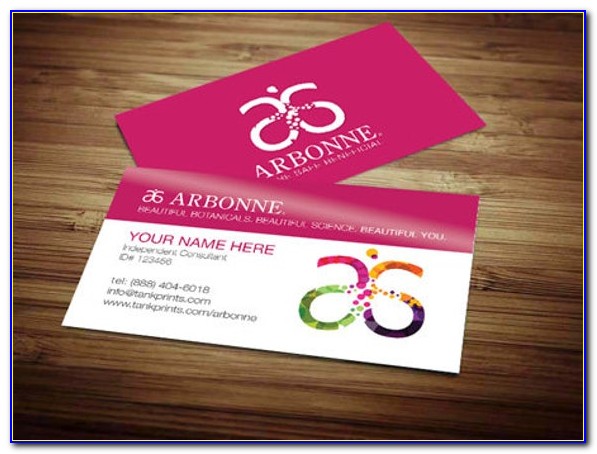 Arbonne Business Card Ideas