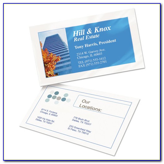 Avery Clean Edge Business Cards 5871