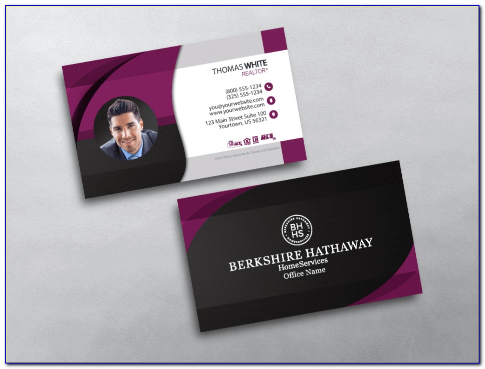 Berkshire Hathaway Real Estate Business Cards