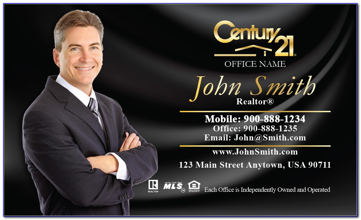 Century 21 Business Cards Template