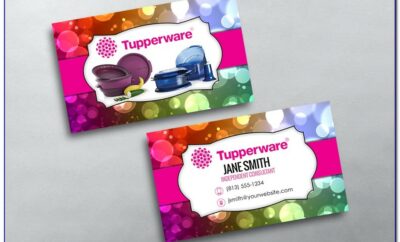 Cheap Tupperware Business Cards