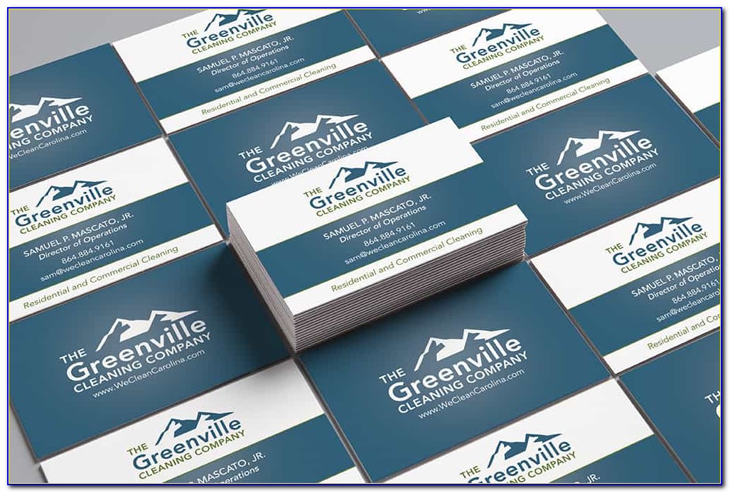 Cleaning Company Business Card Ideas