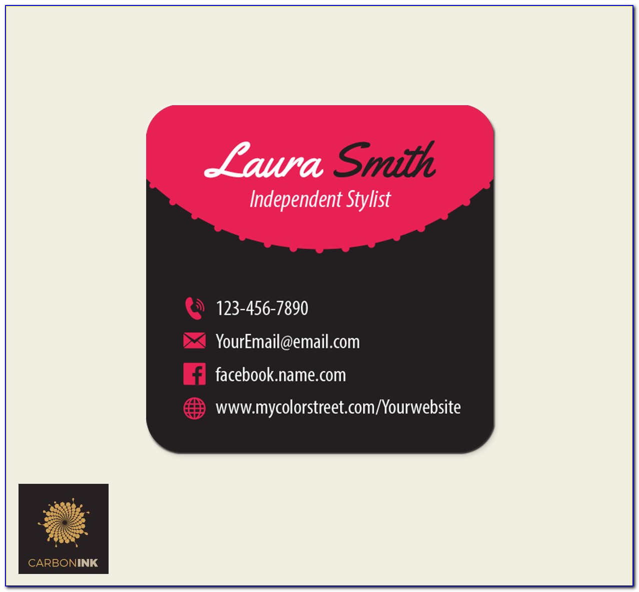 Color Street Business Card Designs