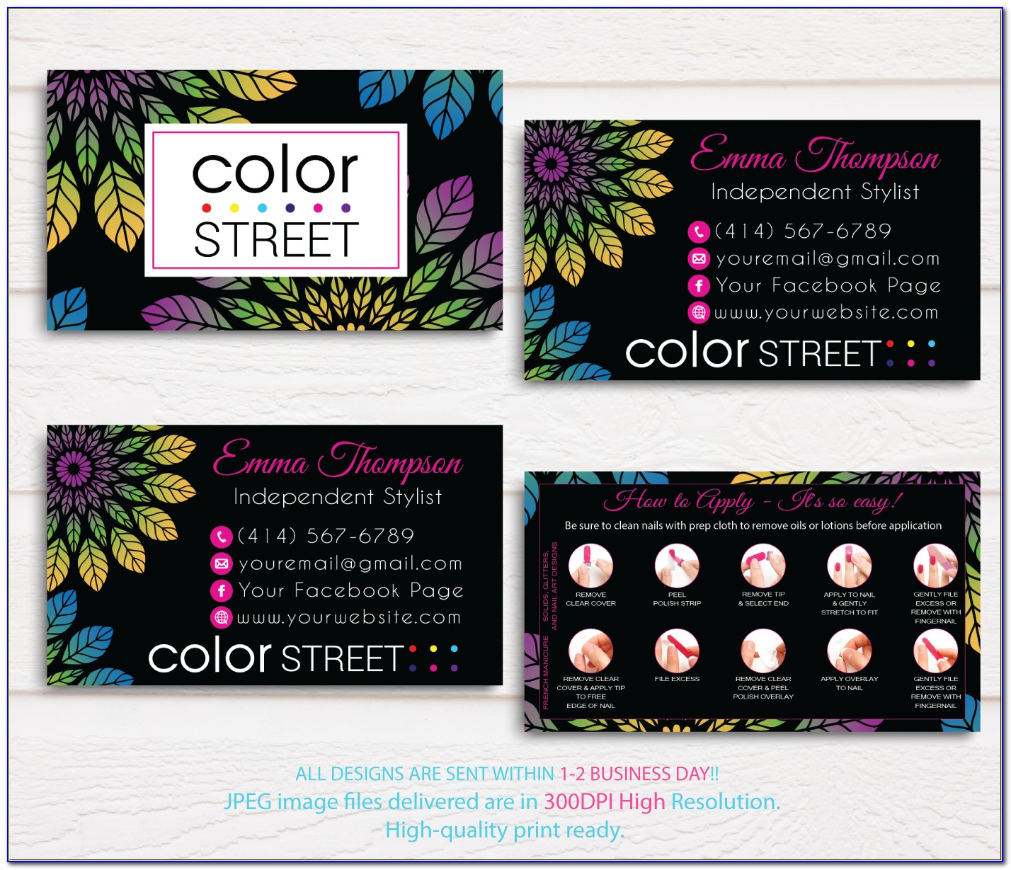 Color Street Business Cards Vistaprint