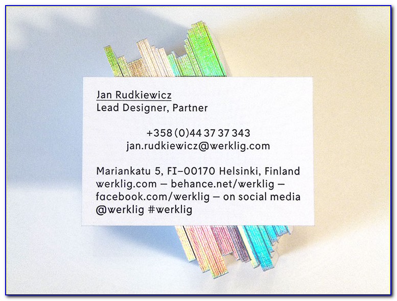 Custom Holographic Business Cards