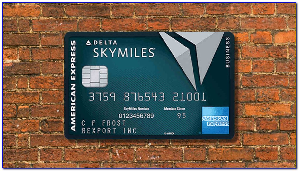 Delta Skymiles Business Card