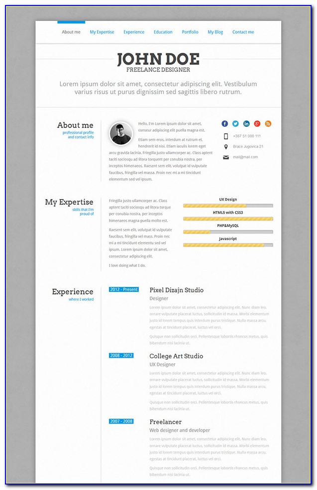 Examples Of Professionally Written Resumes