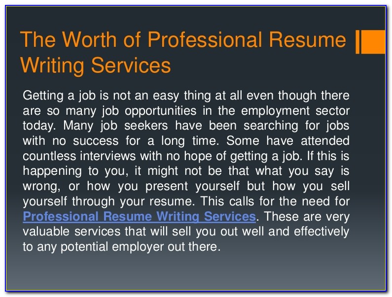 Free Online Professional Resume Writers