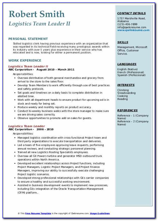 Free Resume Builder For College Application