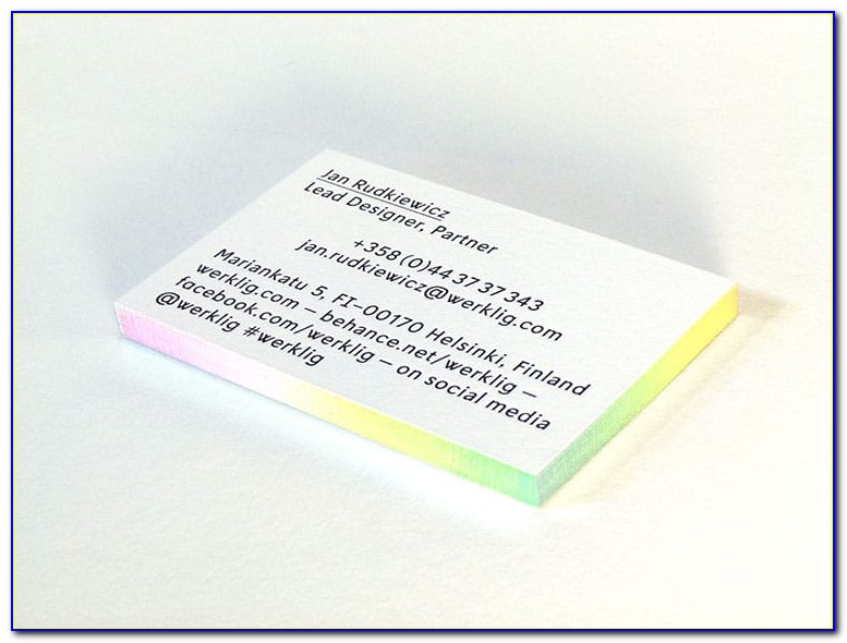 Holographic Business Cards Manufacturer