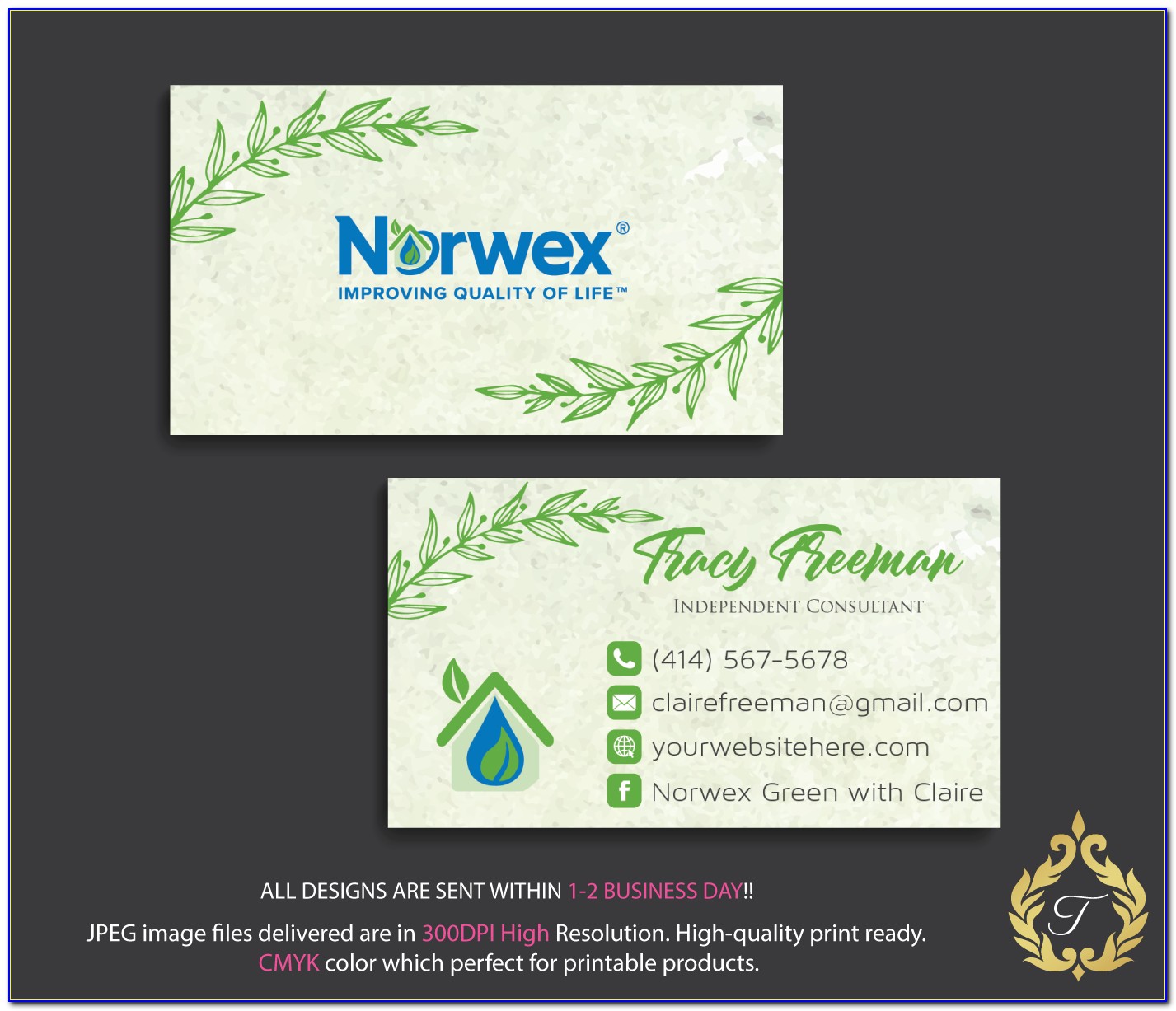 How To Order Norwex Business Cards