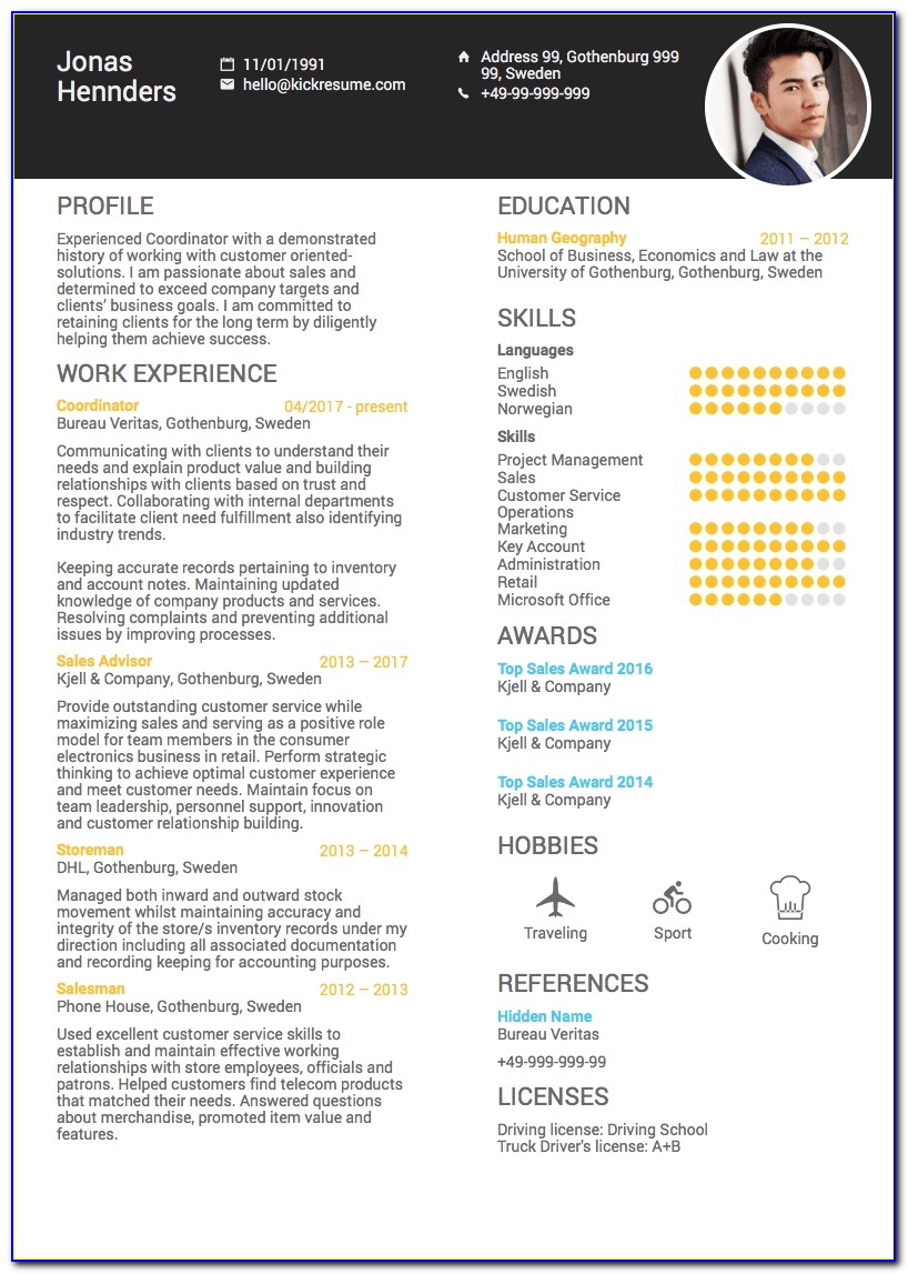How To Write A Professional Resume Examples