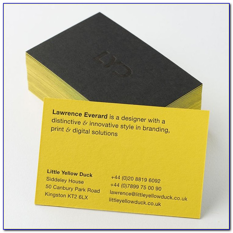 Luxury Embossed Business Cards