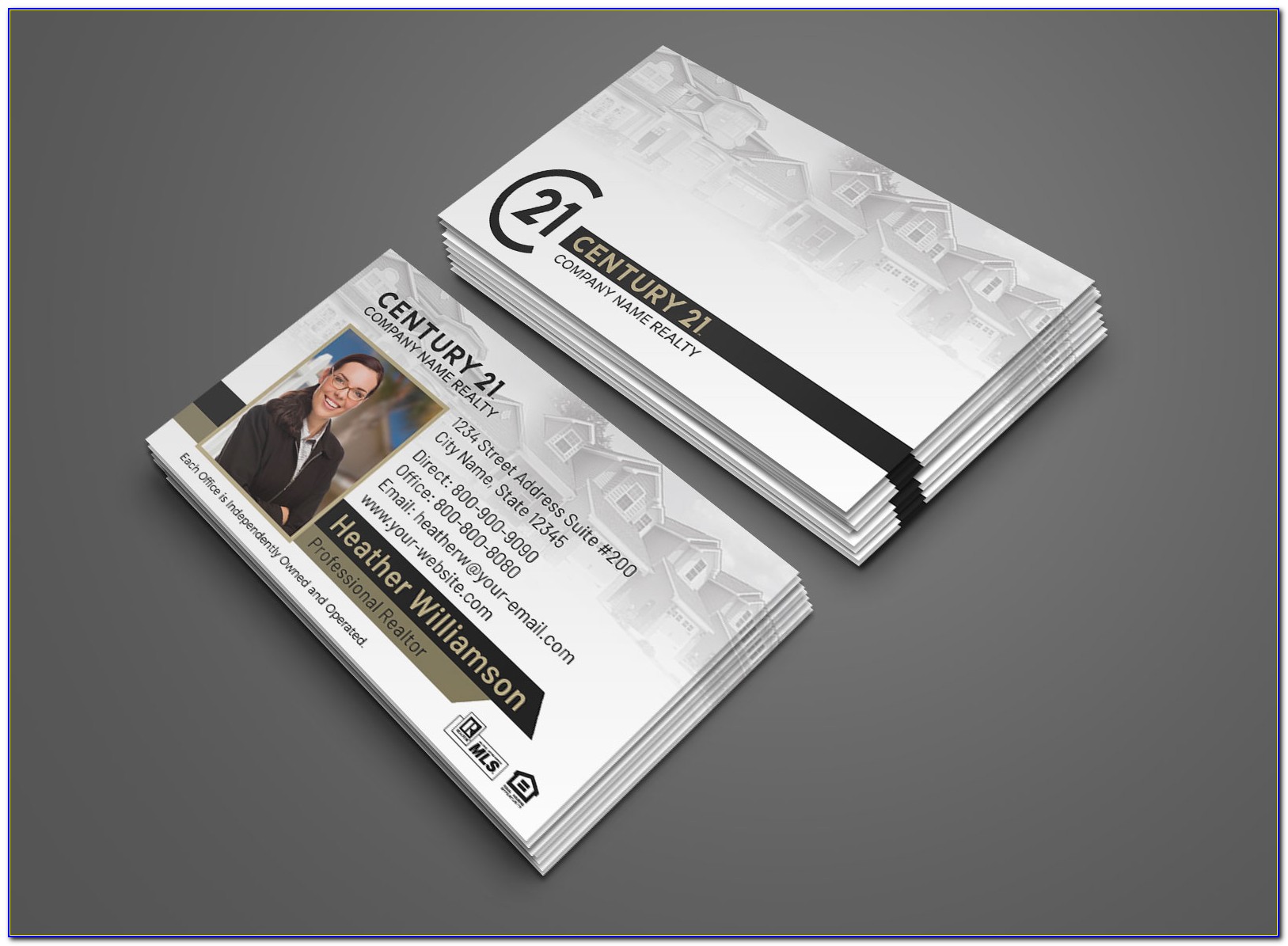 New Century 21 Business Cards