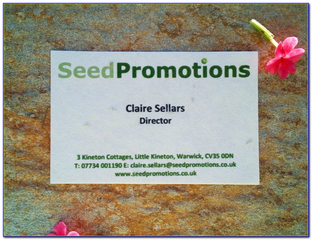 Plantable Business Cards Uk