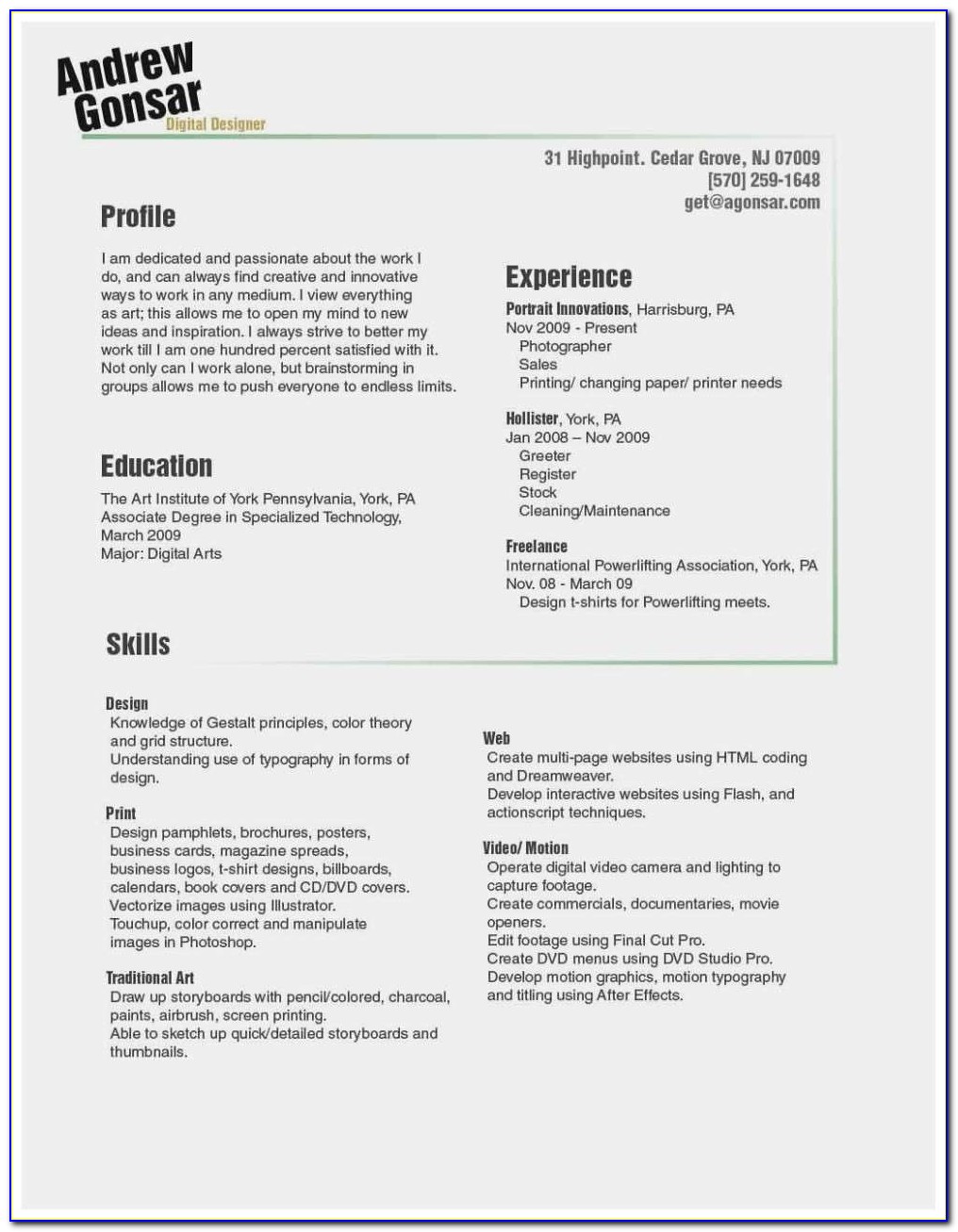 Print My Resume From Indeed
