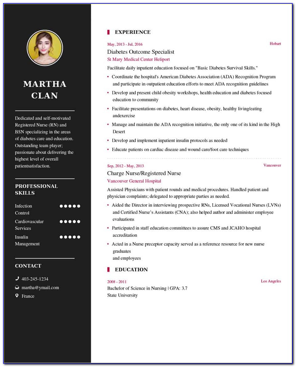 Resume Samples For Accountants