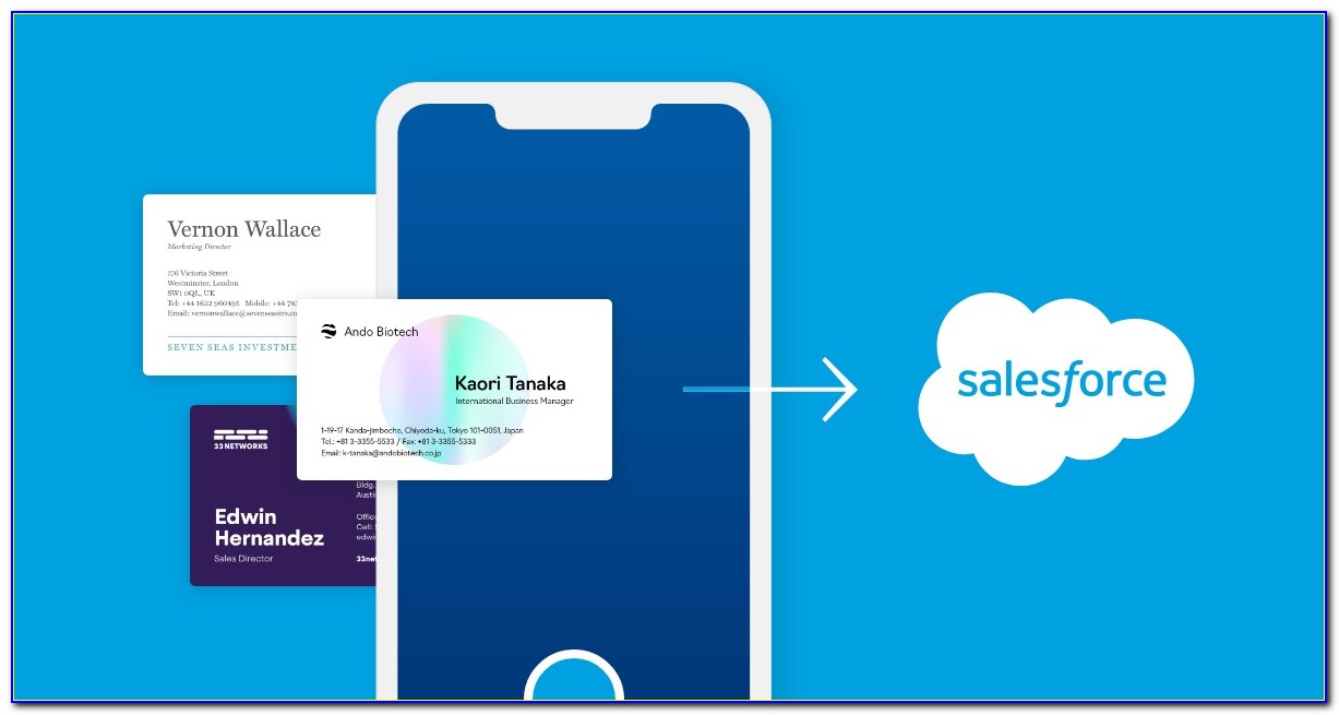 Salesforce Appexchange Business Card Scanner