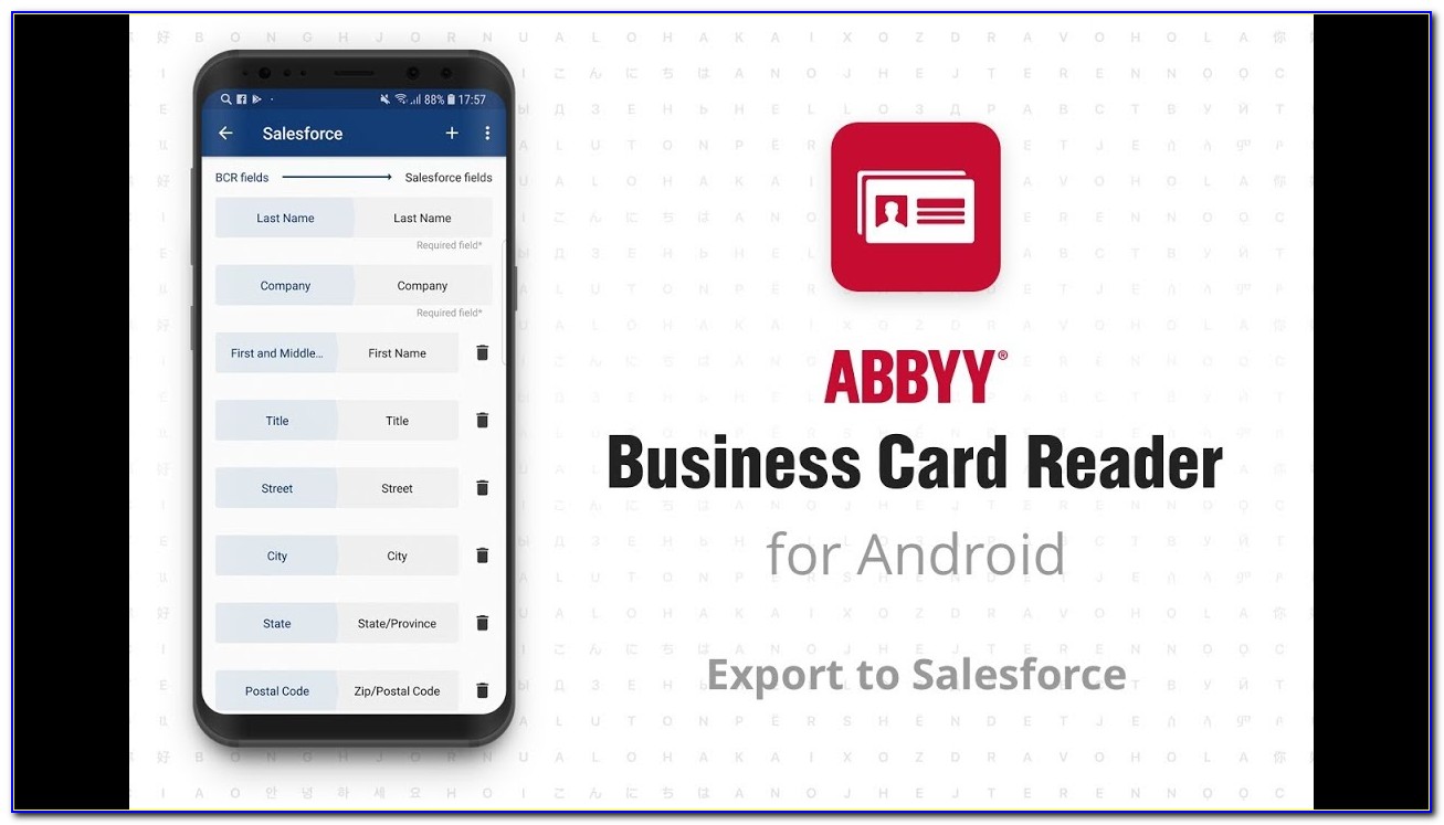 Salesforce Business Card Scanner Iphone
