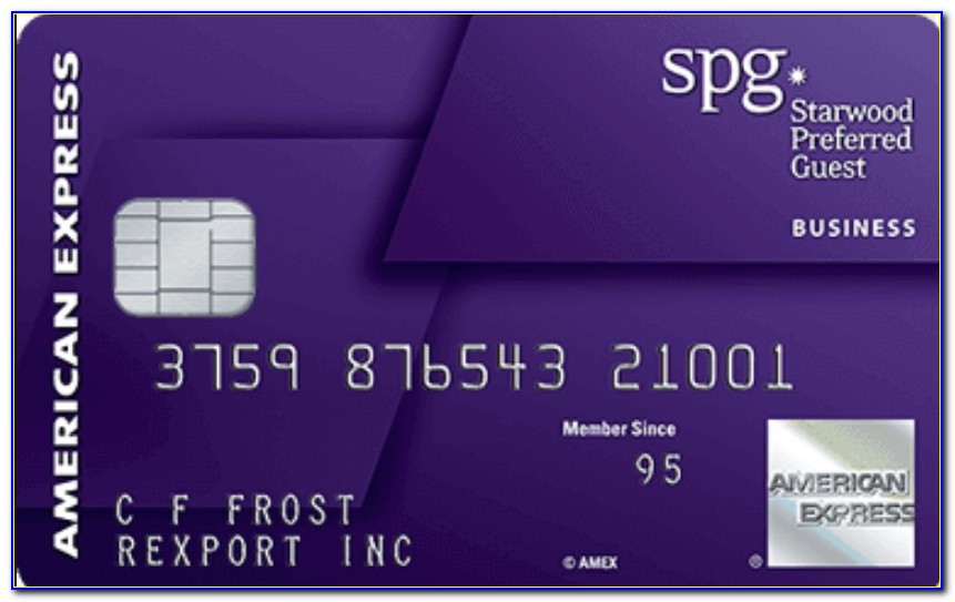 Spg Business Card Benefits