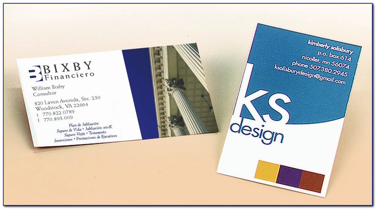 Thermography Business Cards Los Angeles